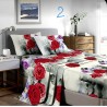 4 Piece Poly Cotton Printed Summer Sheet Set