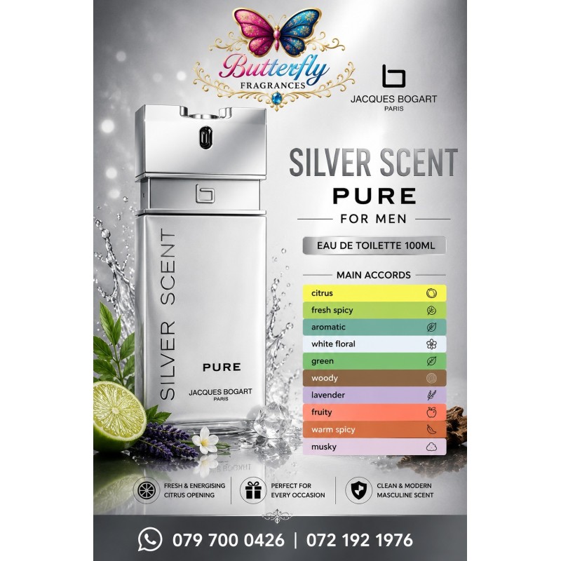 Silver Scent Pure by Jacques Bogart 100ml HIM