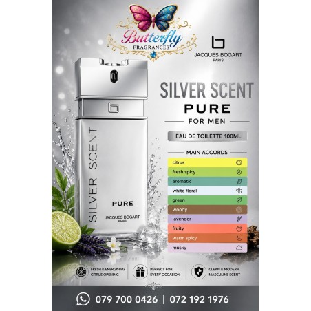 Silver Scent Pure by Jacques Bogart 100ml HIM