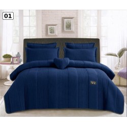6 Piece King Size Laohoo Quilted Bedspread Set