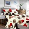 4 Piece Poly Cotton Printed Summer Sheet Set
