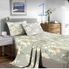 4 Piece Poly Cotton Printed Summer Sheet Set