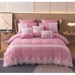 Lace King Size Comforter- 8 piece