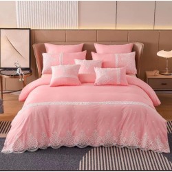 Lace King Size Comforter- 8 piece