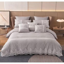 Lace King Size Comforter- 8 piece