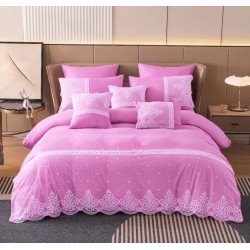 Lace King Size Comforter- 8 piece