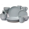 Ceramic 16 Piece Dinner Set Grey