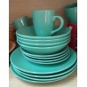 16 piece ceramic dinner set/service - Green