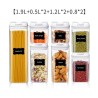 7 Piece Airtight Food Storage Set, with easy lock lids