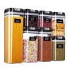 7 Piece Airtight Food Storage Set, with easy lock lids