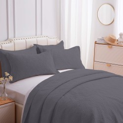 COIL QUILTED 5 PIECE BED SET  - KING SIZE