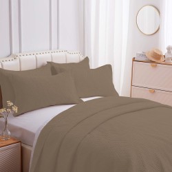 COIL QUILTED 5 PIECE BED SET  - KING SIZE