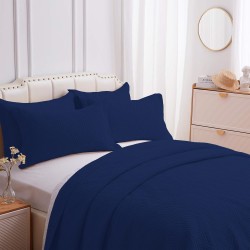 COIL QUILTED 5 PIECE BED SET  - KING SIZE