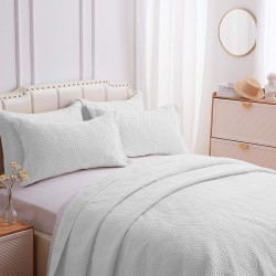 COIL QUILTED 5 PIECE BED SET  - KING SIZE