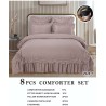 8 PIECE COMFORTER SET - KING SIZE
