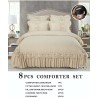 8 PIECE COMFORTER SET - KING SIZE