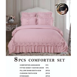8 PIECE COMFORTER SET - KING SIZE