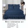 8 PIECE COMFORTER SET - KING SIZE