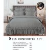 8 PIECE COMFORTER SET - KING SIZE