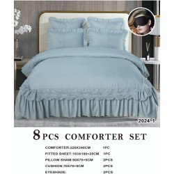 8 PIECE COMFORTER SET - KING SIZE