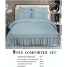 8 PIECE COMFORTER SET - KING SIZE