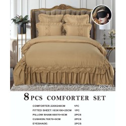 8 PIECE COMFORTER SET - KING SIZE
