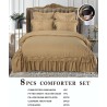 8 PIECE COMFORTER SET - KING SIZE
