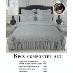 8 PIECE COMFORTER SET - KING SIZE