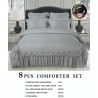 8 PIECE COMFORTER SET - KING SIZE
