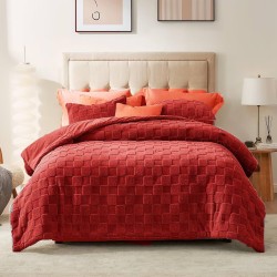 VICTORIAN 5 PIECE COMFORTER SET - QUEEN SIZE