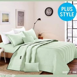 6 PIECE QUILTED KING SIZE BEDSPREAD SET