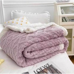Queen Size, Sherpa Lined Blankets
