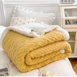 Queen Size, Sherpa Lined Blankets