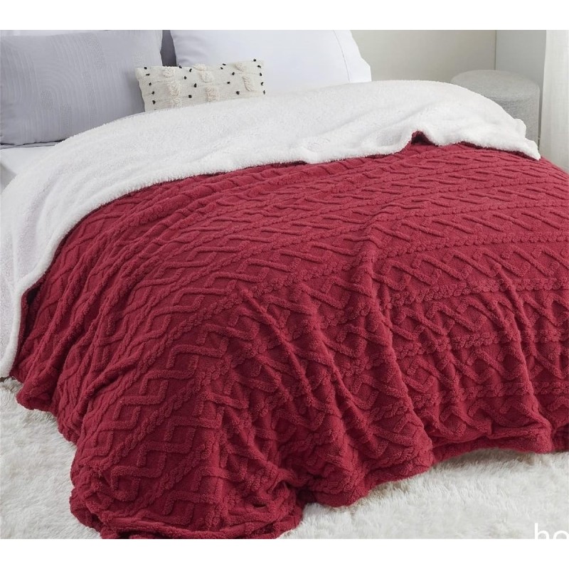 Queen Size, Sherpa Lined Blankets
